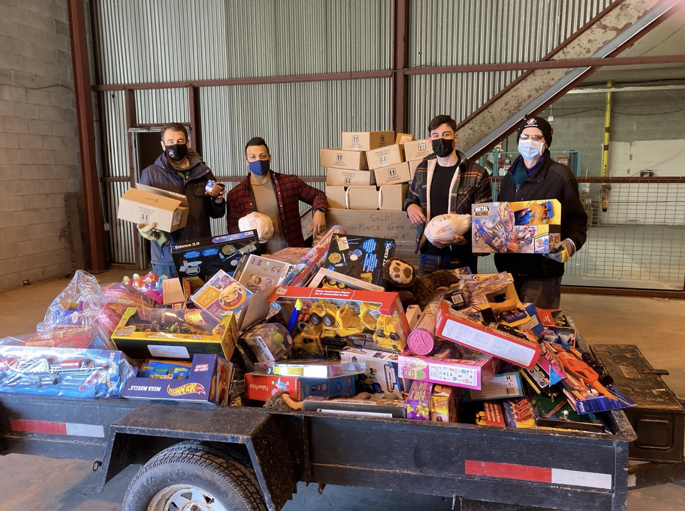 Featured image for “Thank you, Tourlas brothers! Great community supporters donate $6,000 in toys and food”
